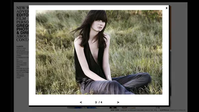 Photographer portfolio website