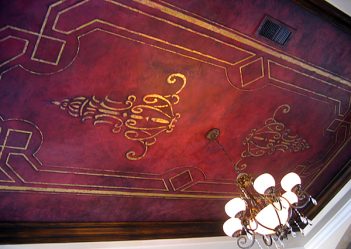 Dining Room Ceiling Faux Finish