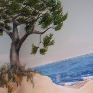 Ocean mural - kids room La Jolla 2005
