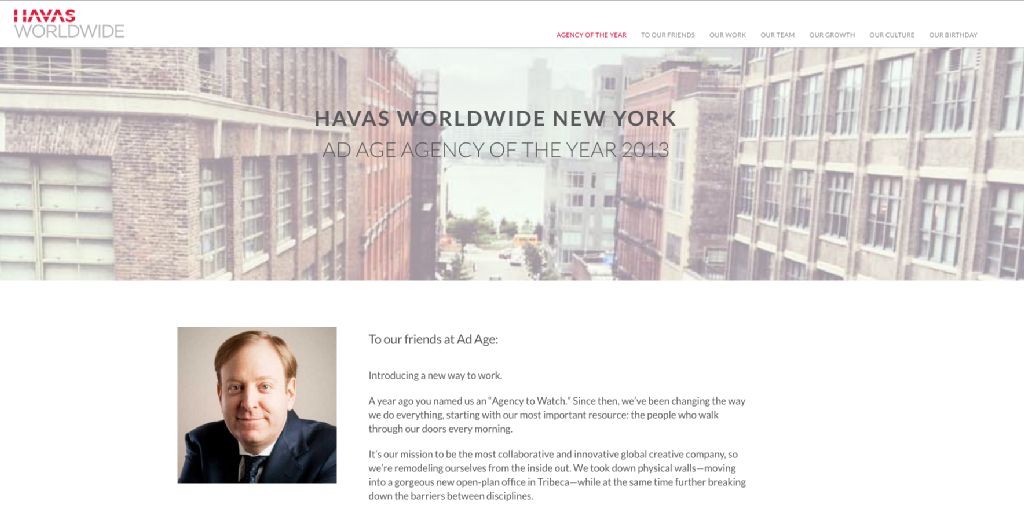 Havas AOTY 2013 submission