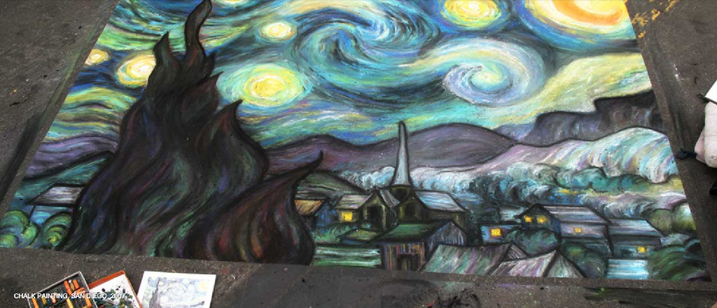 Street Painting – Van Gogh